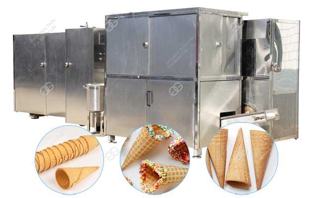 Automatic Ice Cream Waffle Cone Making Machine For Sale