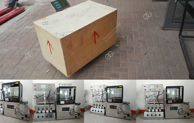 Sold Pizza Cone Making Machine to Egypt