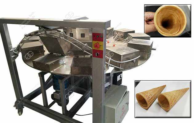 Simple Operate Ice-cream Cone Making Machine in Argentina