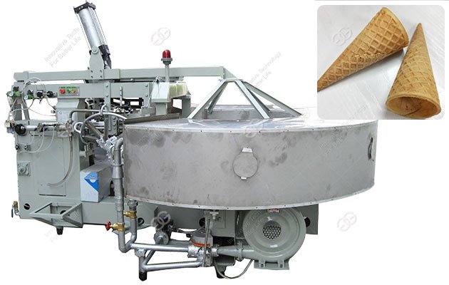 Industrial Flour Based Chocolate Waffle Cone Making Machine