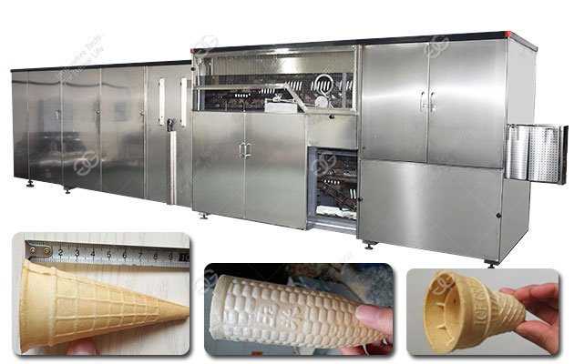 LPG Fully Automatic Ice Cream Wafer Cone Production Line Price