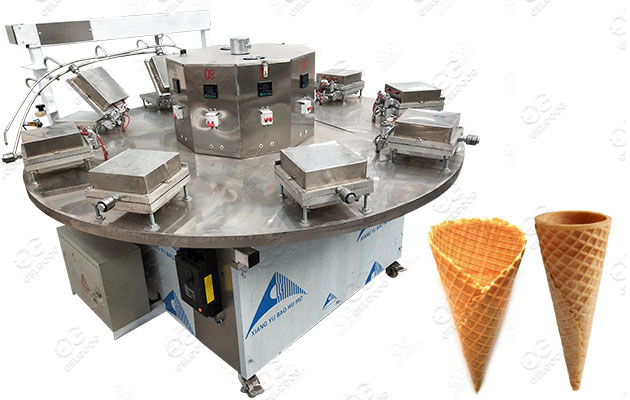 Serbia Sugar Cone Baking Machine 300-1200PCS/H