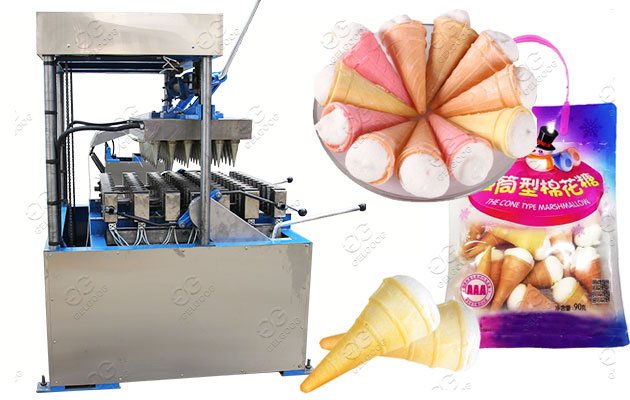 Efficient Mini Marshmallow Cone Making Machine for Bakery