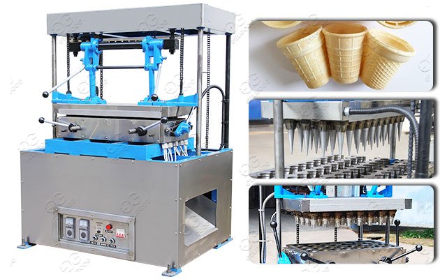 Industrial 40 Molds Wafer Cone Cupcake Moulder Machine Zhengzhou
