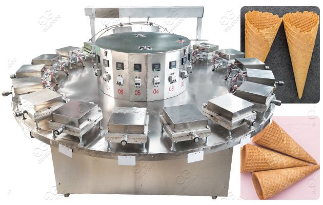 800 1000PCS/H Crispy Ice Cream Cone Making Machine For Sale