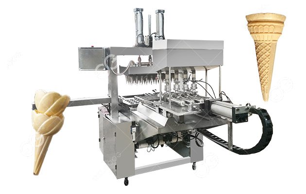 Stainless Steel Ice Cream Cone Maker Machine Price 1200pcs/h