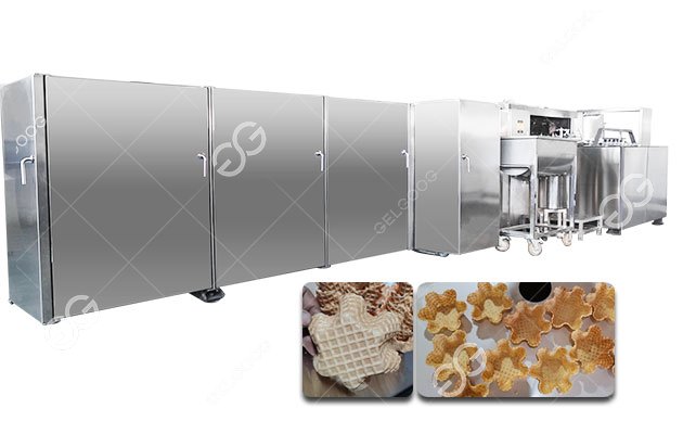 3500pcs/h Automatic Waffle Bowl Maker Production Line Supplier