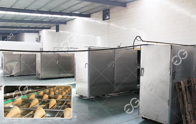 Automatic Ice Cream Cone Production Line Manufacturer in China