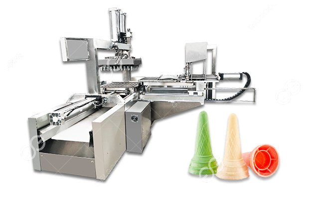 Fully Automatic Ice Cream Cone Making Machine with 60 Molds
