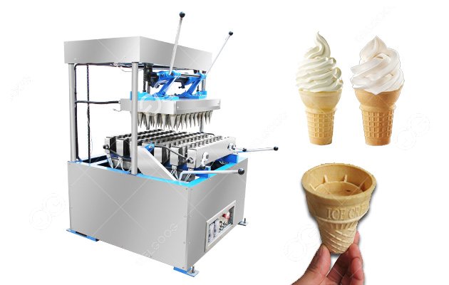 Electric Ice Cream Double Cone Making Machine Price