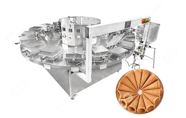 Automatic Crispy Cone Maker Machine 300-1200 Pieces/h