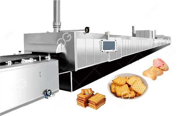 Industrial Biscuit Baking Tunnel Oven for Factory