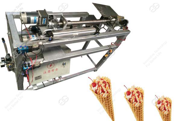 Stainless Waffle Cone Rolling Machine