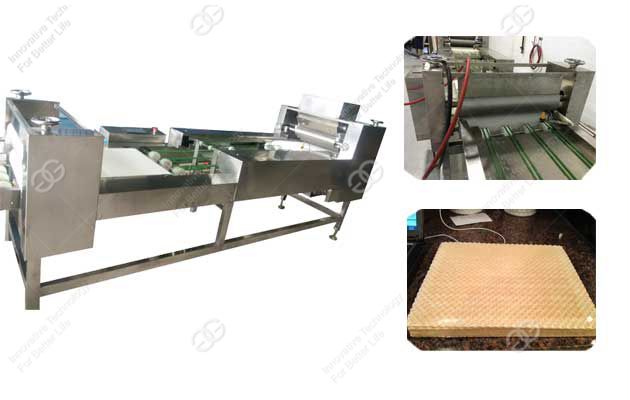 commercial wafer cream coating machine