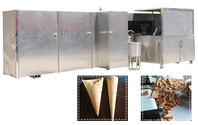 Industrial Ice Cream Cone Making Machine Fully Automatic