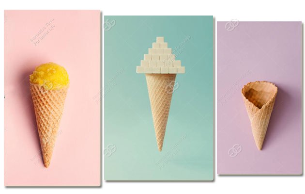 ice cream waffle cone