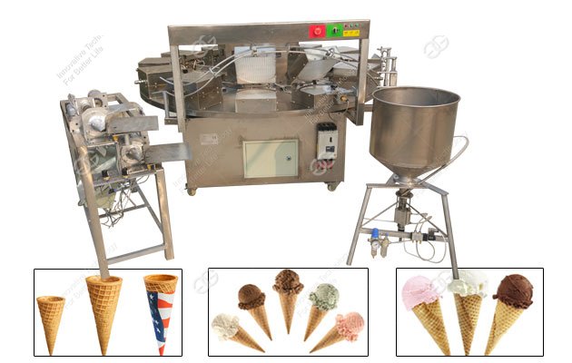 Crunchy Ice Cream Cone Machine