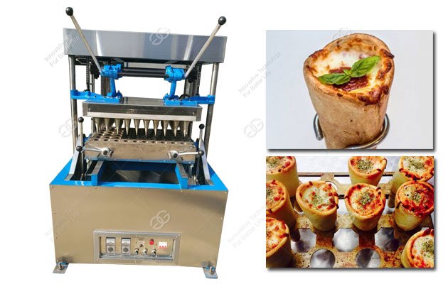 baked pizza cones making machine