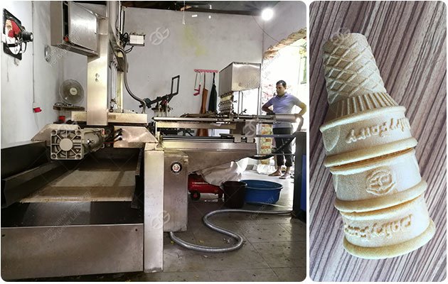 China Ice Cream Cone Making Machine