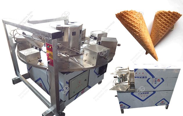 Semi Automatic Ice Cream Cone Baking Machine