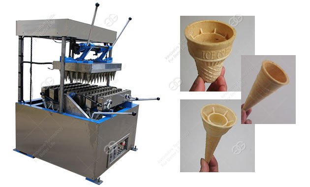 60 Molds Ice Cream Cone Machine