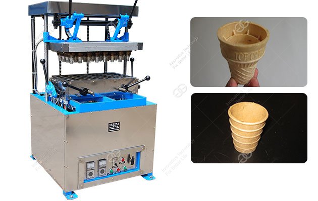 Semi Automatic Cupcake Cone Machine Stainless Steel