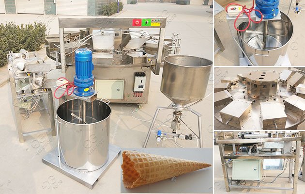 Making a Ice Cream Cone Machine in China Supplier