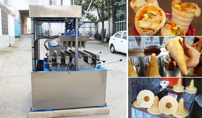 Commercial Pizza Cone Moulding Machine in Argentina