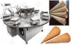 Commercial 380V/50HZ Sweet Ice Cream Cones Machine in Chile
