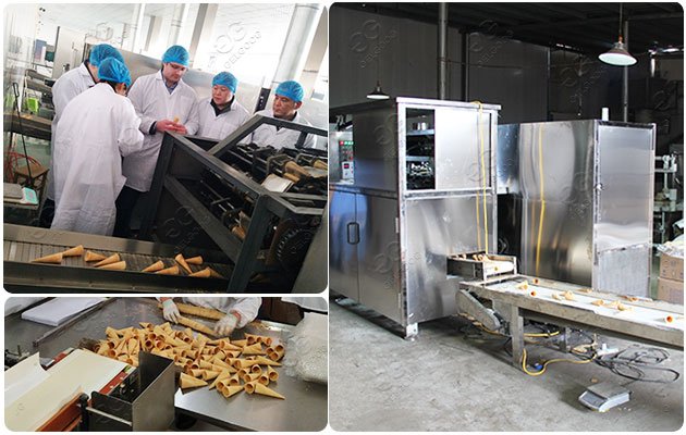 Commercial Waffle Cone Machine Production Line