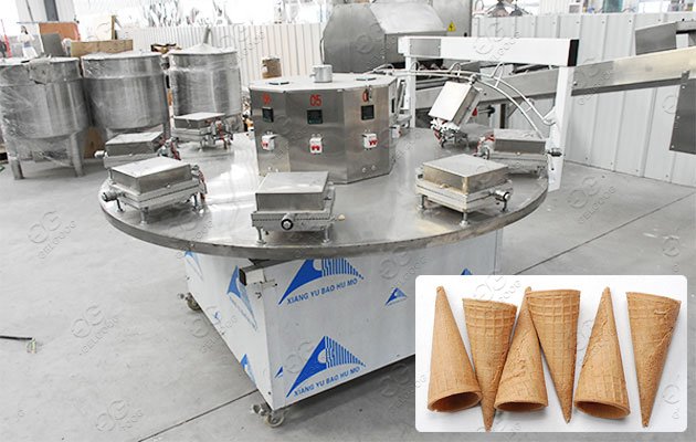 Industrial Cake Waffle Cone Forming Machine