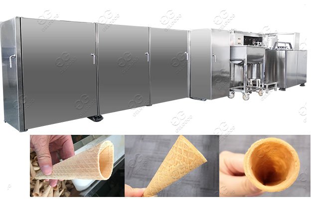 Fully Automatic Ice Cream Cone Processing Line Factory