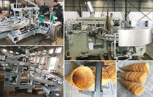 Automatic Ice Cream Chocolate Cone Machine Manufacture