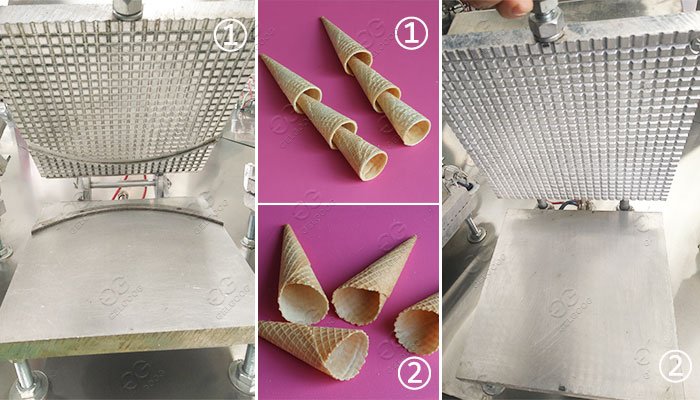 800PCS/H Waffle Cup Cone Making Machine Stainless Steel