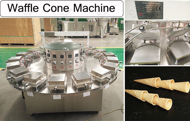 Ice Cream Waffle Cone Making Machine For Sale