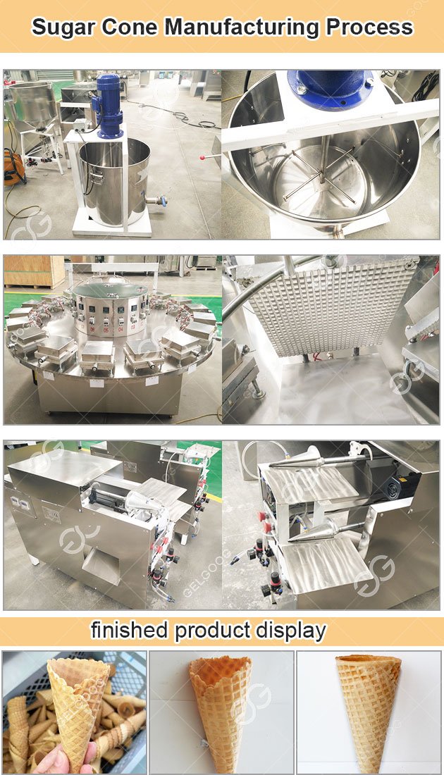 Automatic Ice Cream Cone Manufacturing Process
