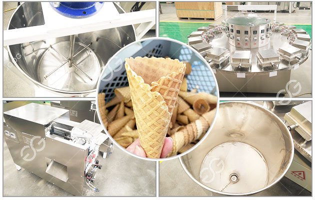 Machinery for Making Ice Cream Cones