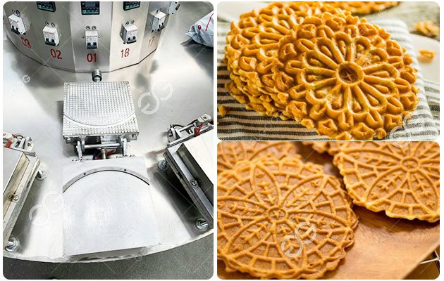 Pizzelle Cookies Making Machine