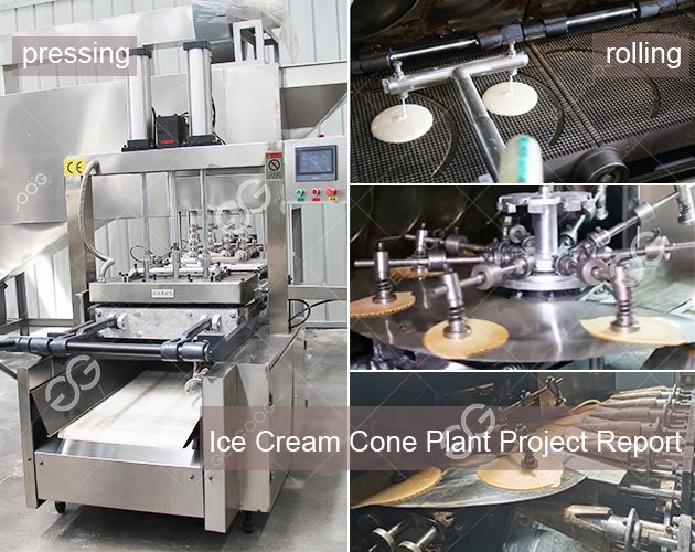 Ice Cream Cone Manufacturing Machine