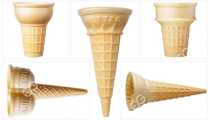 Machine Making Ice Cream Cones