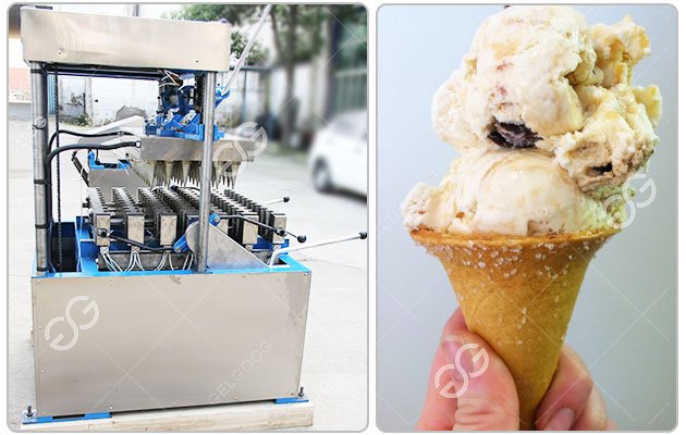 Ice Cream Pretzel Cone Machine