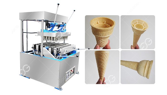 Semi Automatic Ice Cream Cone Making Machine For Sale