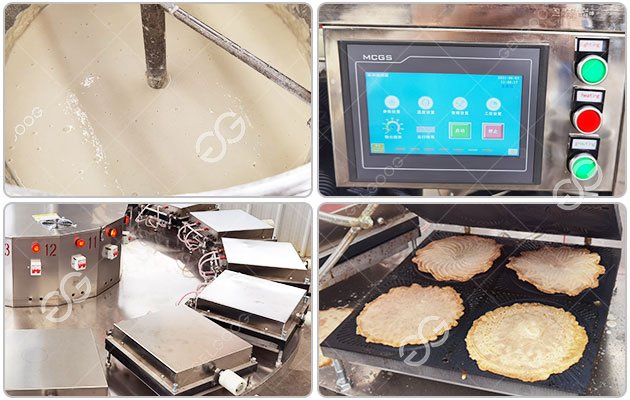 Automatic Pizzelle Baking Machine For Sale