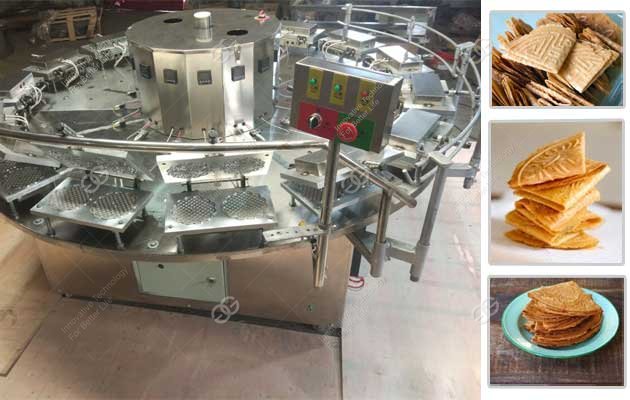 2000PCS/H Semi Automatic Kuih Kapit/Kuih Sepit Making Machine Indonesia