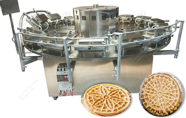 Electric Heating Commercial Pizzelle Cookies Making Machine