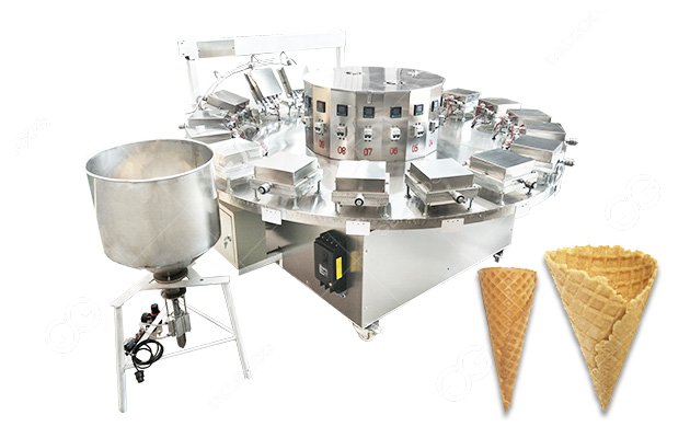 Commercial Waffle Cigar Cone Making Machine 3 CM Diameter