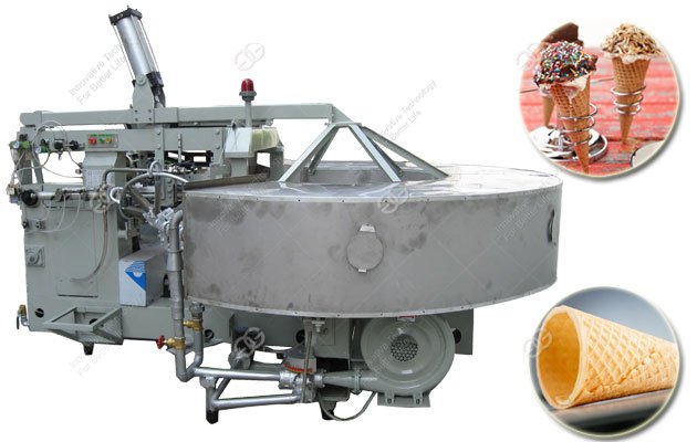 waffle sugar cone baking machine