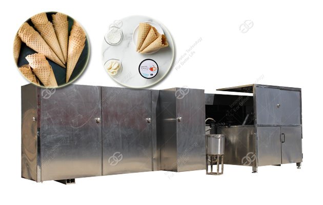 ice cream cone processing plant