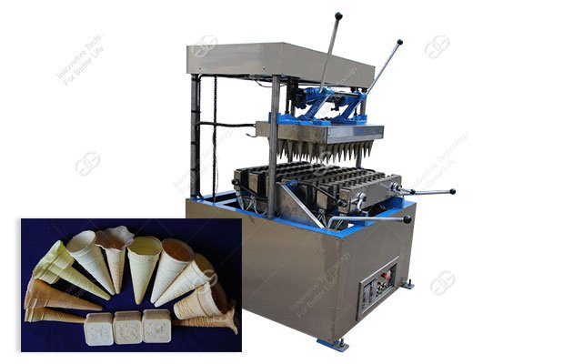 Semi Automatic Wafer Ice Cream Cone Machine