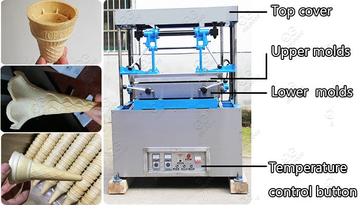 Wafer Ice Cream Cones Making Machine Manufacturer Wafer Ice Cream Cones Making Machine Manufacturer